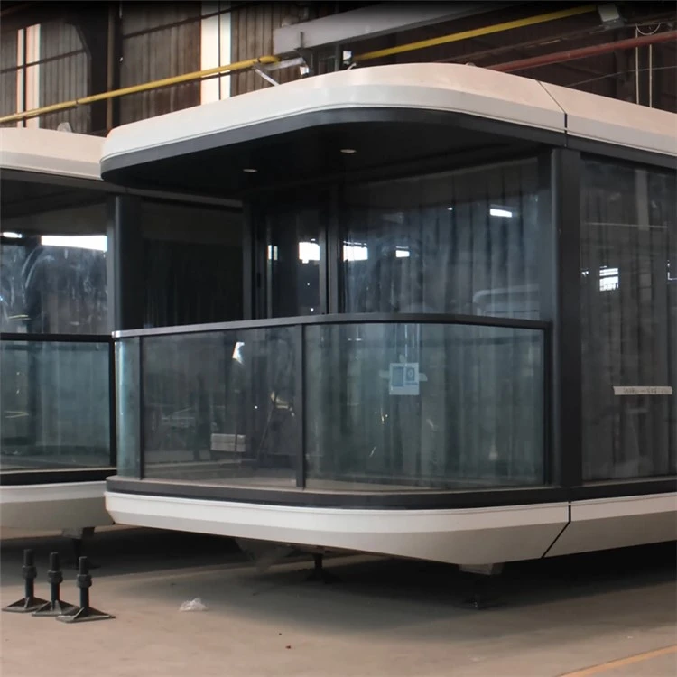 Prefab cheap cabin capsule-house hotel with 2 bedroom 6