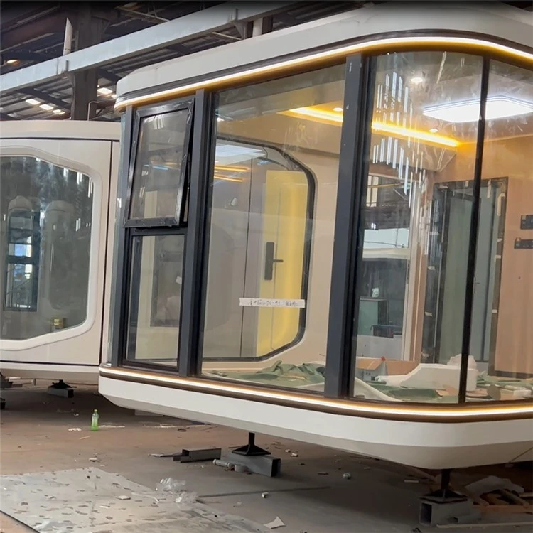 Prefab cheap cabin capsule-house hotel with 2 bedroom 3