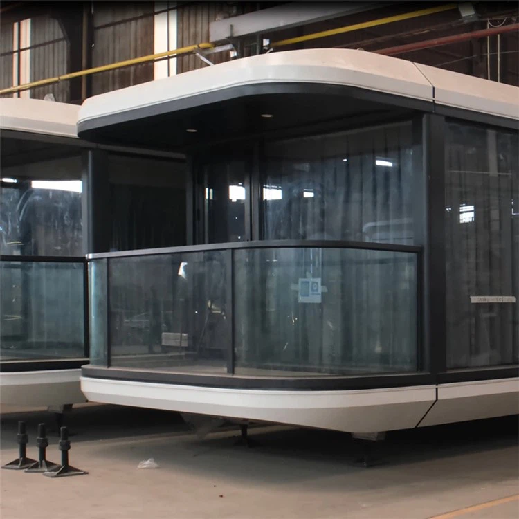 prefabricated space capsule container homes hotel 4